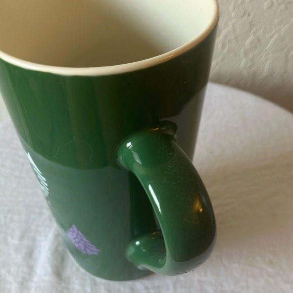 Starbucks: 2020 Green Ceramic Mug- Purple Tree Design- 16oz - Picture 8 of 16